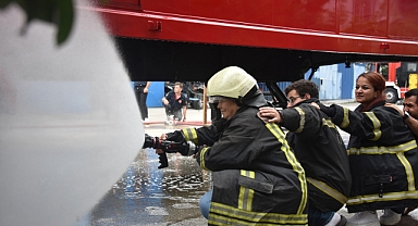 İtfaiyeden AFAD Gönüllülerine Eğitim