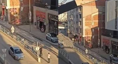 Cadde Ortasında Silahlı Kavga Kamerada