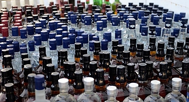 2 Bin Litre Sahte İçki Ele Geçirildi