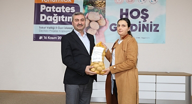 Çiftçilere Tohumluk Patates Dağıtıldı