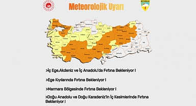 Meteoroloji Genel Müdürlüğü'nden Uyarı