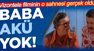 Vizontele filminin o sahnesi gerçek oldu! 