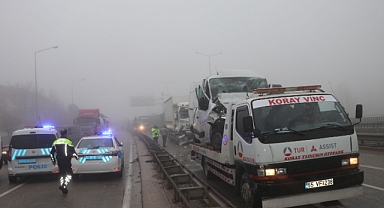 Samsun'da sisin yol açtığı trafik kazalarında 5 kişi yaralandı