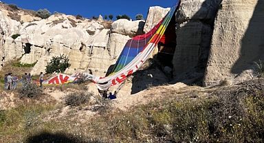 Balon pilotu 20 kişinin hayatını kurtardı