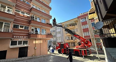 Ocakta unutulan yemek paniğe sebep oldu