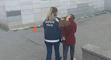Samsun'da 15 yıl ve 12 yıl hapis cezası ile 5 yıldır aranan karı-koca polisin operasyonuyla yakalandı