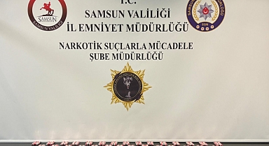 Samsun'da bir evde bin 143 adet sentetik ecza ele geçirildi