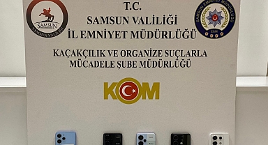 Samsun’da telefon kaçakçılığı operasyonunda 1 zanlı yakalandı