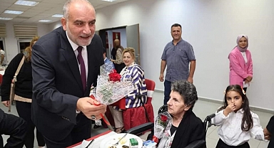 Canik’te huzurevi sakinleri unutulmadı