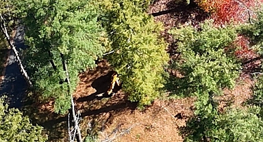 FETÖ elebaşının çiftliğine cenazeyi gömmek için iş makinası getirildi