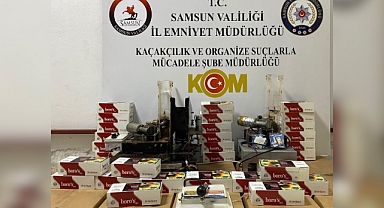 Samsun'da kaçak tütün operasyonu