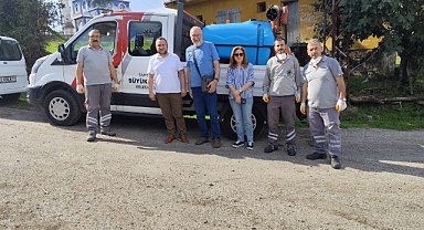 Samsun'da kahverengi kokarca zararlısı ile mücadele çalışması yürütülüyor