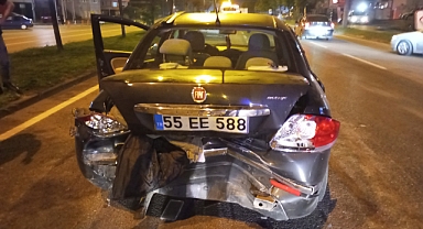 Samsun'da zincirleme trafik kazasında 13 kişi yaralandı