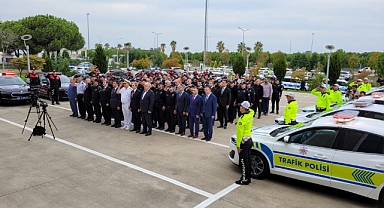 Samsun Emniyet Müdürlüğüne 91 yeni araç tahsis edildi