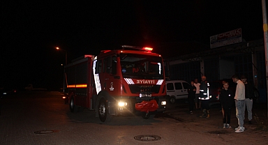 Ünye'de iş yerinde çıkan yangın büyümeden söndürüldü