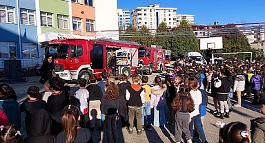 Okulda Yangın Paniği