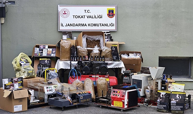 Tokat İl Jandarma Komutanlığından Kaçak Tütün Operasyonu