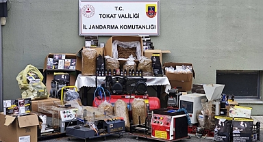 Tokat İl Jandarma Komutanlığından Kaçak Tütün Operasyonu