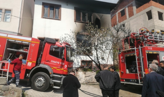 Niksar'da İnsanlık Dersi: Alevlere Giren Kadın Hayat Mücadelesi Veriyor