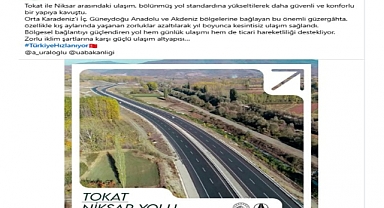 Niksar–Tokat Yolu Paylaşımı Sosyal Medyada Gündem Oldu