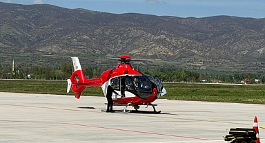 Tokat’ta Kritik Hasta Helikopterle İstanbul’a Sevk Edildi