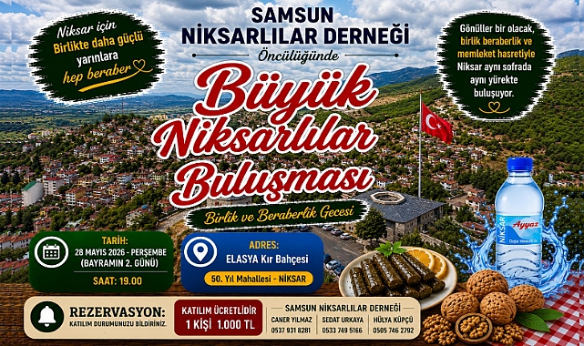 Gurbetten Sılaya Büyük Buluşma: Niksarlılar Bayramda Hasret Giderecek