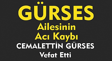 GÜRSES AİLESİNİN ACI KAYBI  