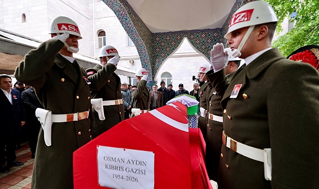 Kıbrıs Gazisi Osman Aydın'a Erbaa'da Dualarla Defnedildi