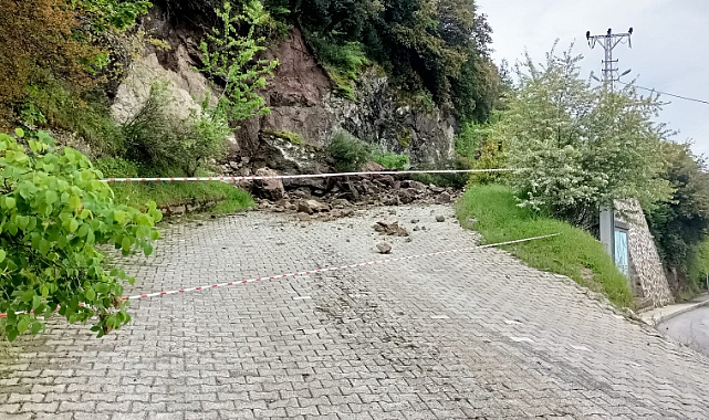 Niksar’da Aleybey Yokuşunda Tehlike! Yol Kapatıldı