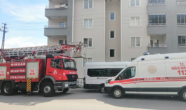 Niksar’da Doğalgaz İhbarı Polisi ve İtfaiyeyi Harekete Geçirdi