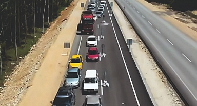 Niksar'da ki Yol Çalışması Bayram Trafiğini Çileye Dönüştürdü