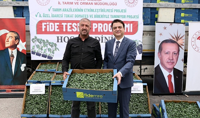 Tokat’ta Yeni Sezon Öncesi Fide Desteği