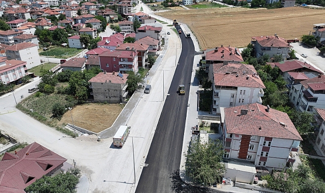Erbaa’da Asfalt Çalışmaları Sürüyor