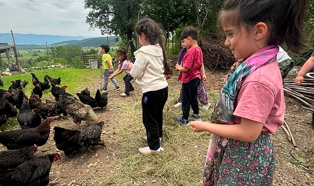 TOKİ Melikgazi Anaokulu’ndan Eğitici Köy Gezisi