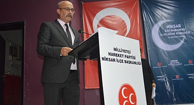 MHP  Niksar’da  15. Olağan Kongresi Gerçekleştirildi