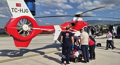 Tokat'ta Zamanla Yarış: 78 Yaşındaki Hasta Helikopter Ambulansla Sevk Edildi