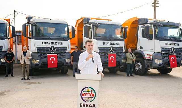 Erbaa Belediyesi’ne Yeni Araçlar Takviye Edildi