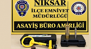 Niksar’da Kaçak Define Arayan 3 Kişi Suçüstü Yakalandı