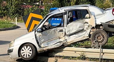 Tokat-Niksar Kara Yolunda Korkutan Kaza