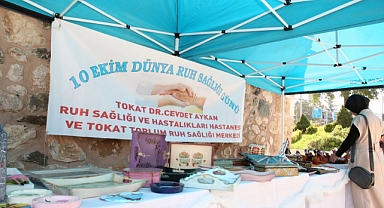 Tokat’ta Dünya Ruh Sağlığı Günü Kapsamında El Emeği Sergisi Açıldı