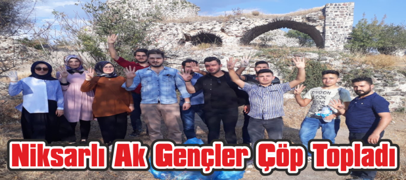 Niksarlı Ak Gençler Çöp Topladı