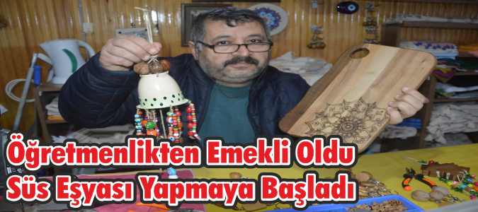 Öğretmenlikten Emekli Oldu Süs Eşyası Yapmaya Başladı