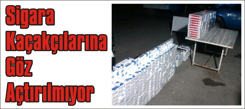 Sigara Kaçakçılarına Göz Açtırılmıyor