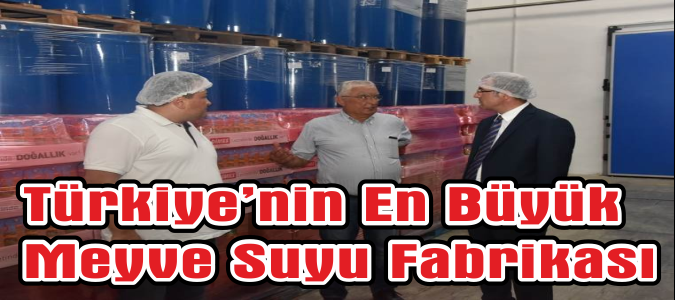 Türkiye’nin En Büyük Meyve Suyu Fabrikası
