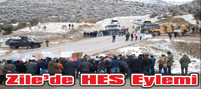 Zile’de HES Eylemi